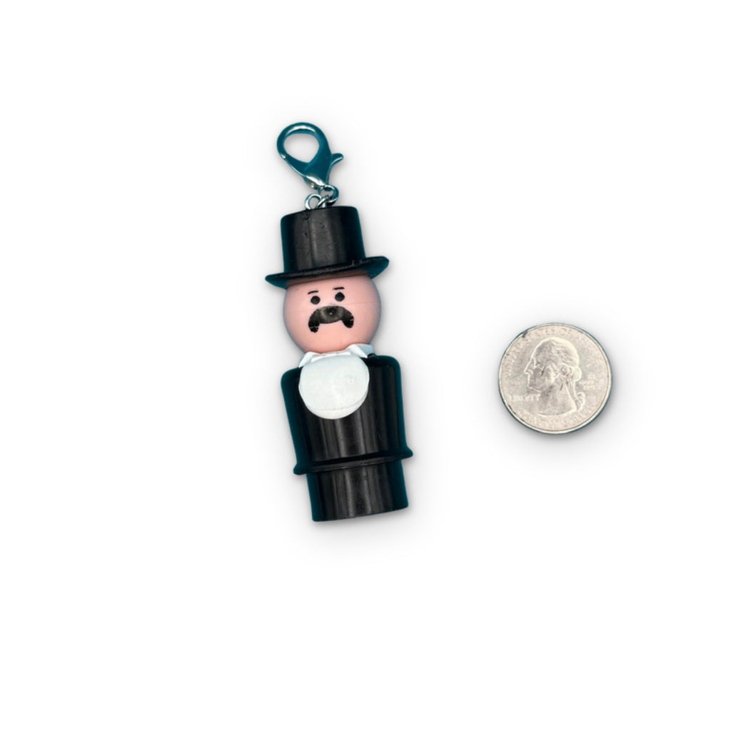 1960s-Y2K Vintage Keychains & Vintage Bag Charms: Black Collection