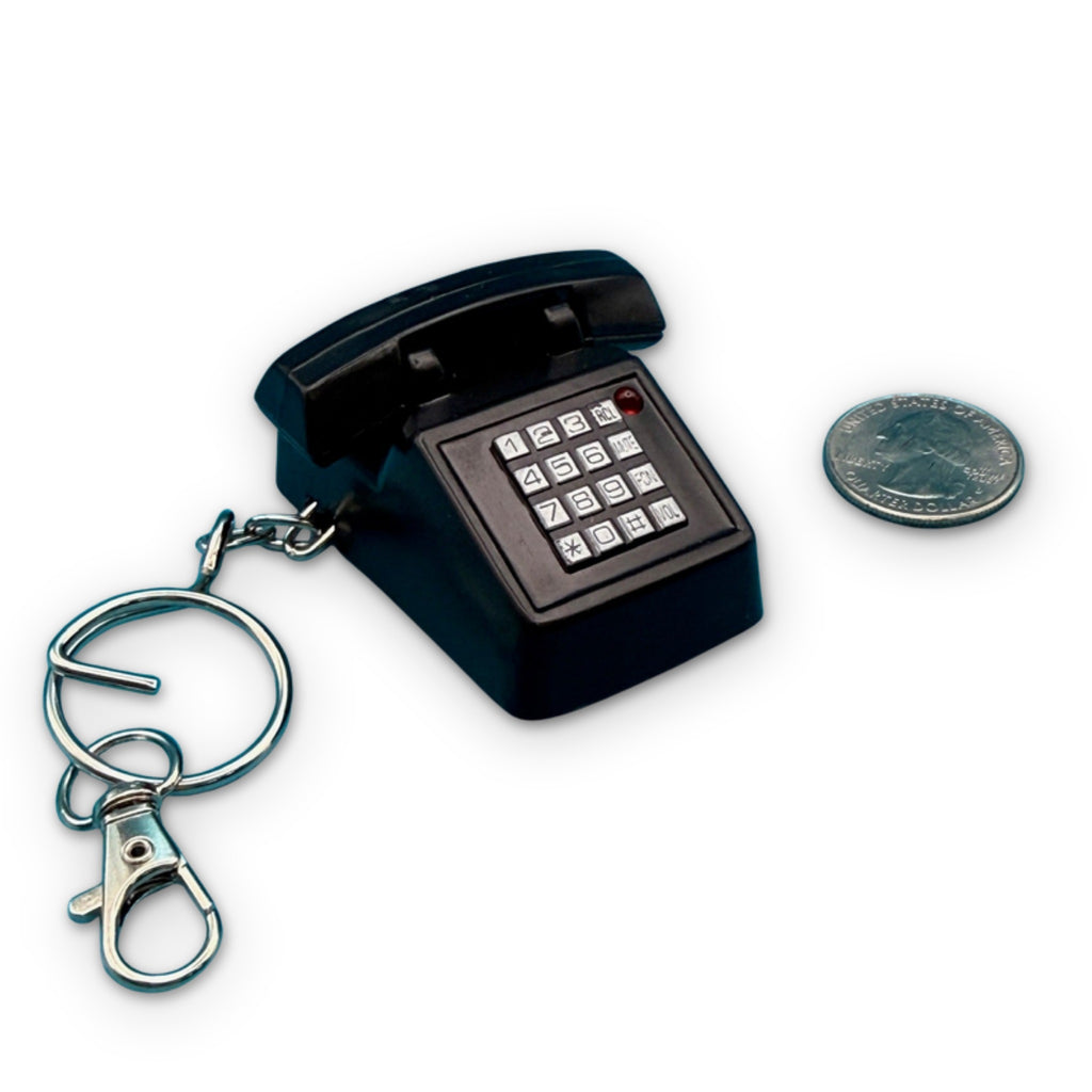 1960s-Y2K Vintage Keychains & Vintage Bag Charms: Black Collection