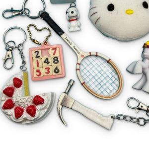1960s-  s &   s: White Collection - snoopy rar peanuts vintage keychain vintage charms for bag nostalgia vintage keychains y2k collectible - Bag Crap