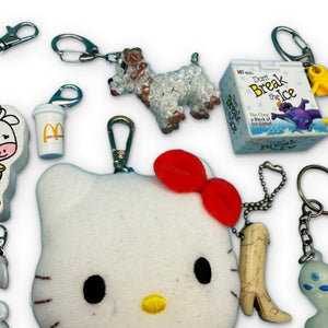 1960s-  s &   s: White Collection - snoopy rar peanuts vintage keychain vintage charms for bag nostalgia vintage keychains y2k collectible - Bag Crap