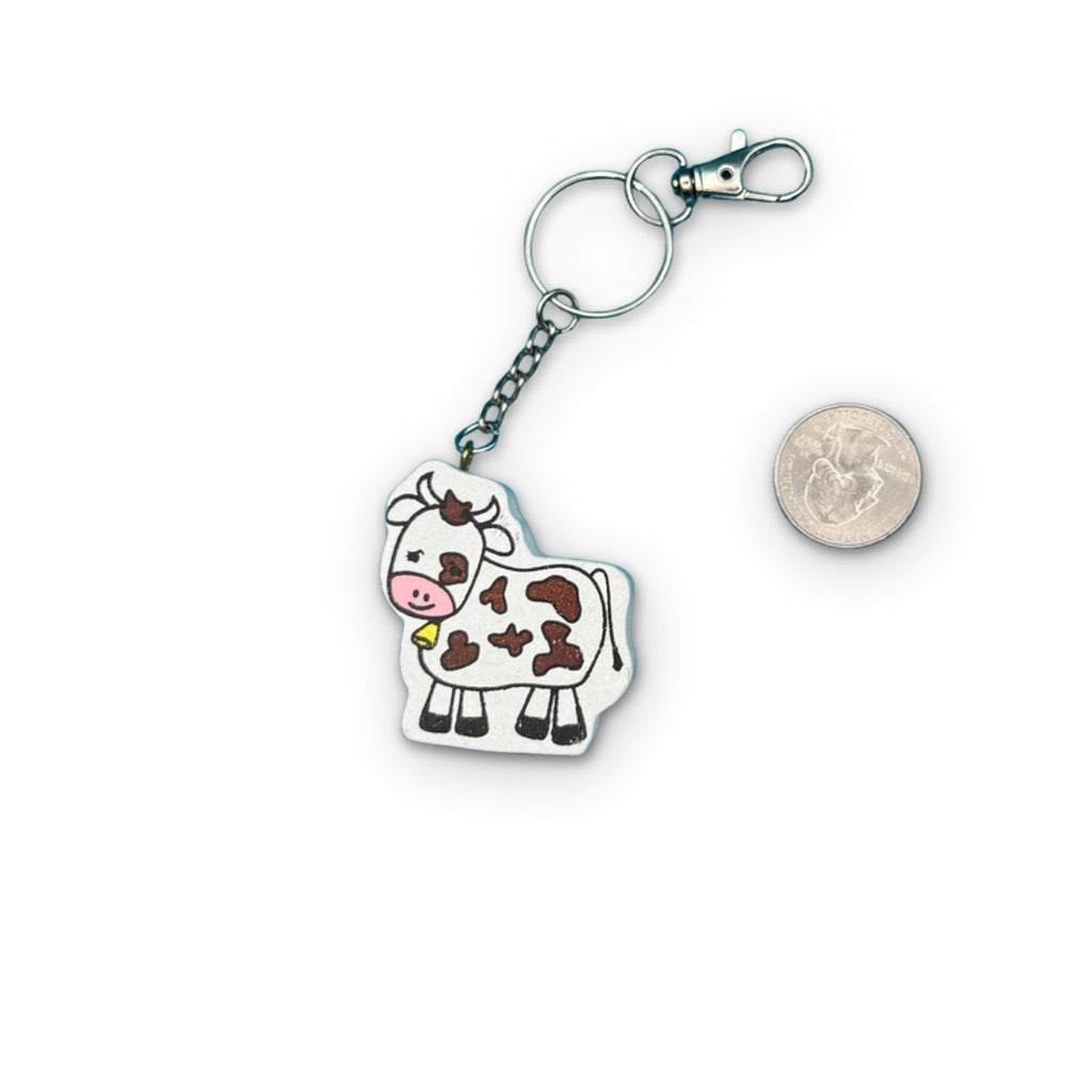 1960s-Y2K Vintage Keychains & Vintage Bag Charms: White Collection