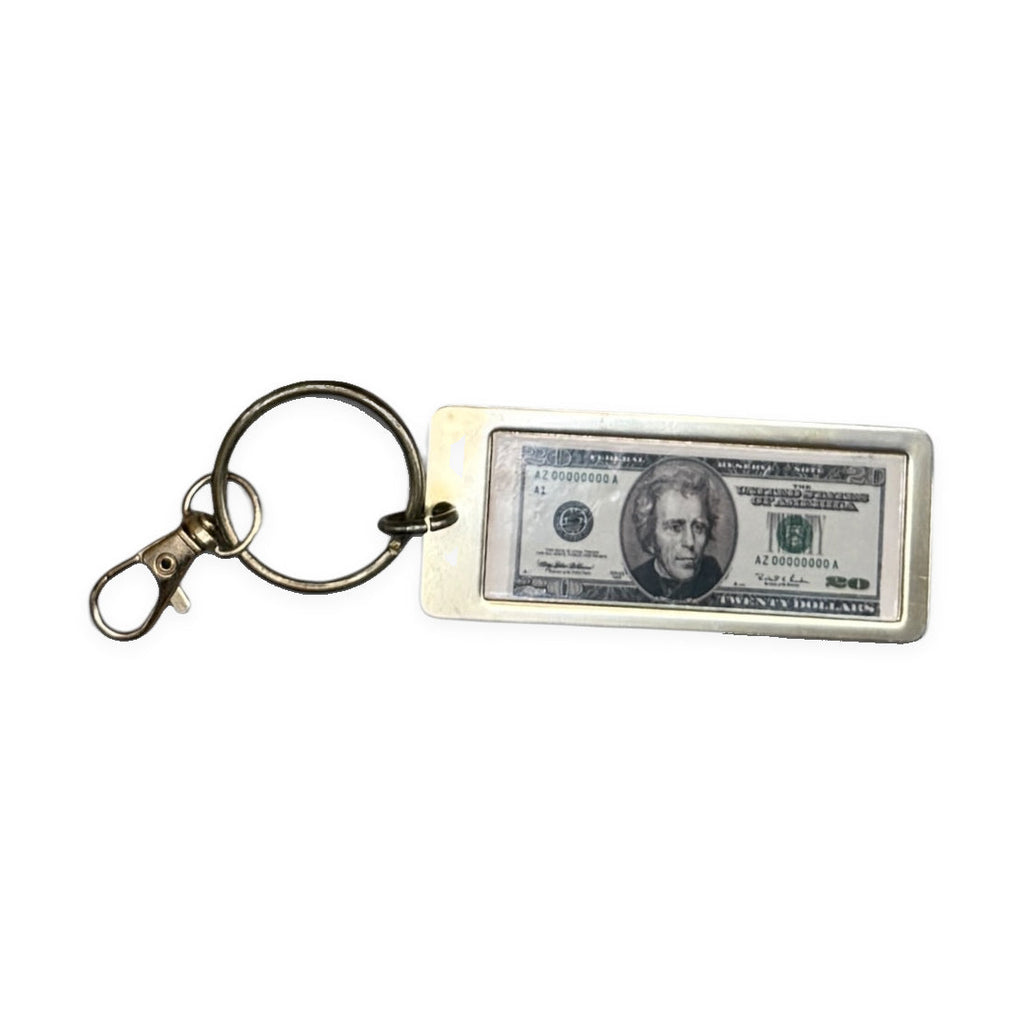 Vintage Junk Drawer Keychains & Bag Charms: Green & Peach