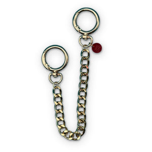 8.5' Gold Metal   Chain - clips carabiners charms keychains bag designer vintage keychain vintage charms for bag nostalgia vintage keychains y2k collectible - Bag Crap