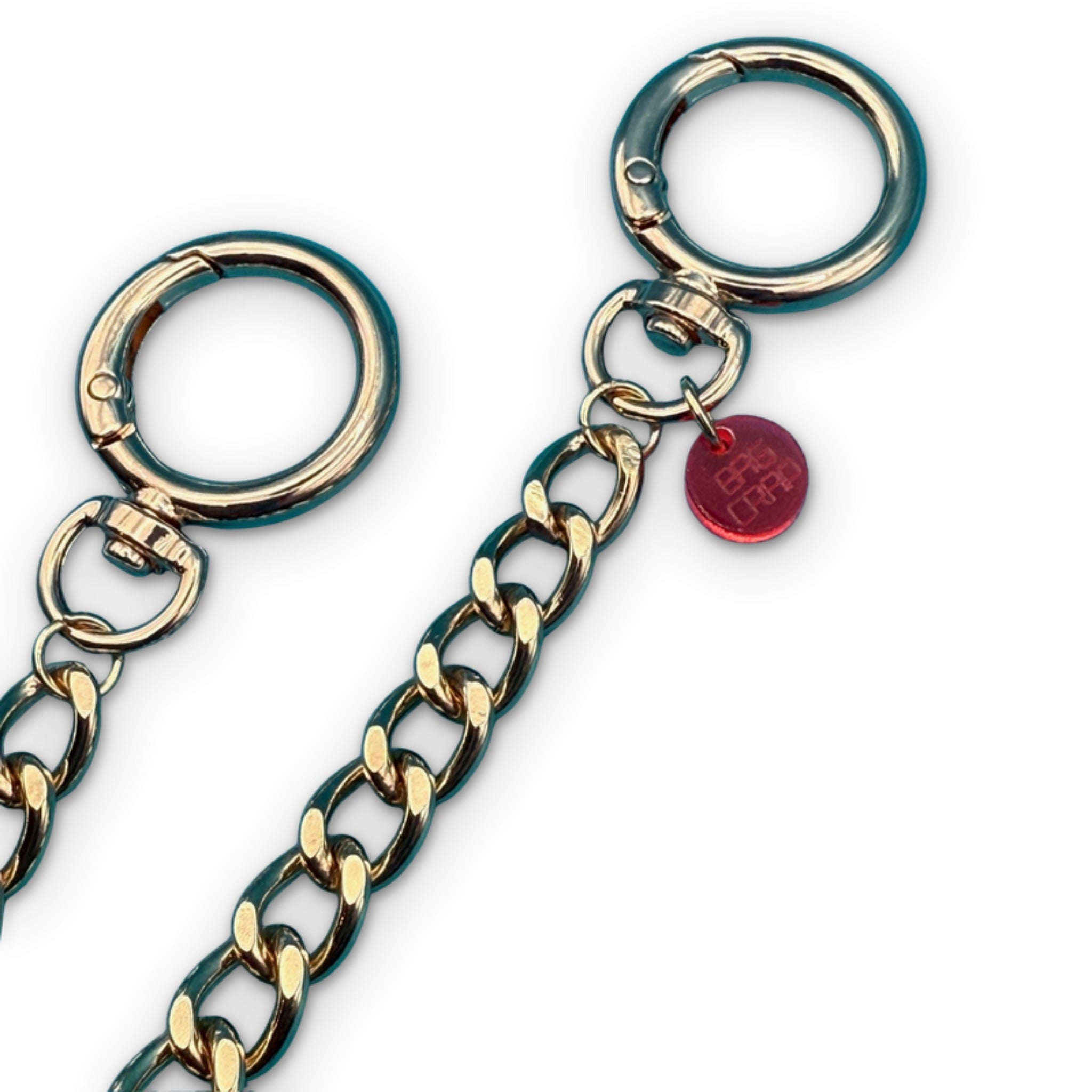 8.5' Gold Metal   Chain - clips carabiners charms keychains bag designer vintage keychain vintage charms for bag nostalgia vintage keychains y2k collectible - Bag Crap
