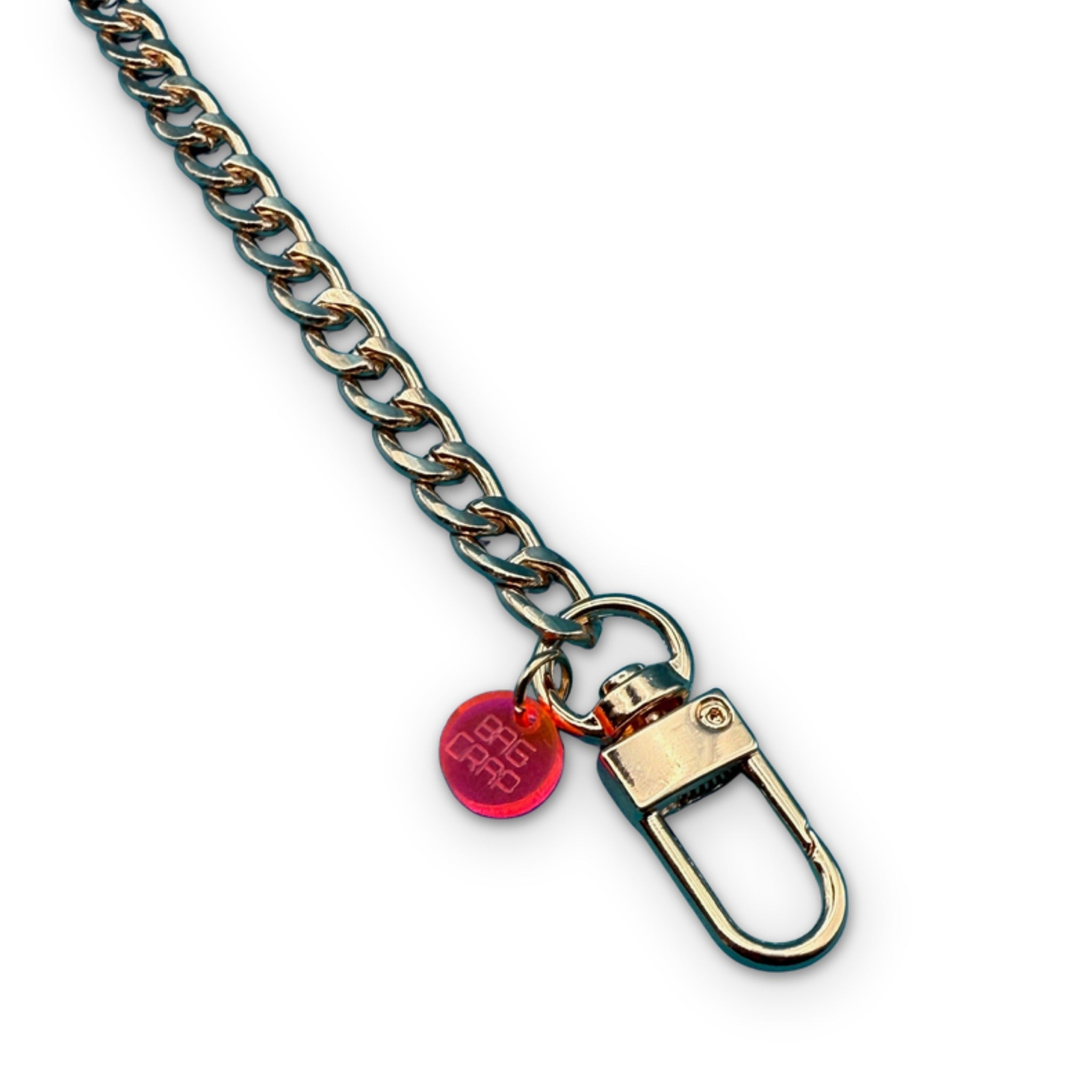 8' Gold Metal   Chain - clips carabiners charms keychains bag designer vintage keychain vintage charms for bag nostalgia vintage keychains y2k collectible - Bag Crap