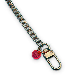 8' Gold Metal   Chain - clips carabiners charms keychains bag designer vintage keychain vintage charms for bag nostalgia vintage keychains y2k collectible - Bag Crap