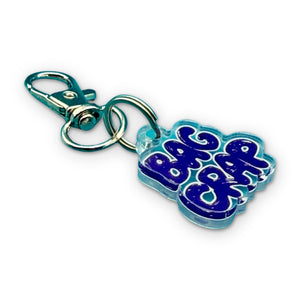 Crap Acrylic Logo - clips carabiners charms keychains bag designer vintage keychain vintage charms for bag nostalgia vintage keychains y2k collectible - Bag Crap