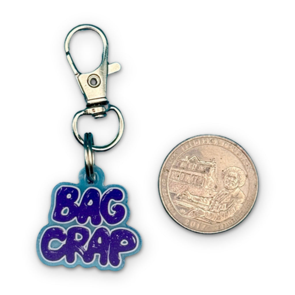 Bag Crap Acrylic Logo Keychain Bag Charm
