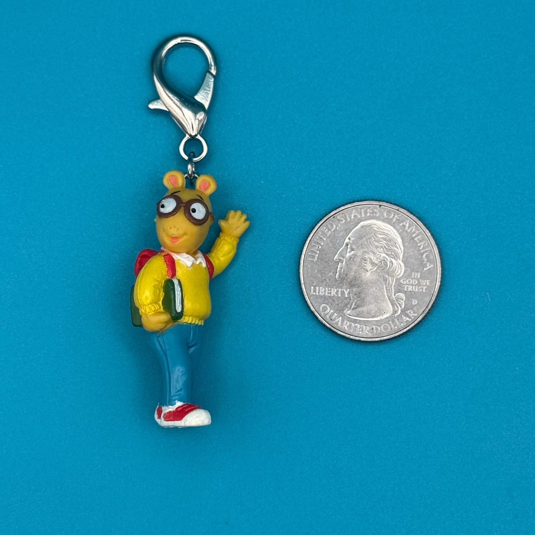 RARE  ‘90s Arthur PBS Character Mini  s -  vintage keychain vintage charms for bag nostalgia vintage keychains y2k collectible - Bag Crap