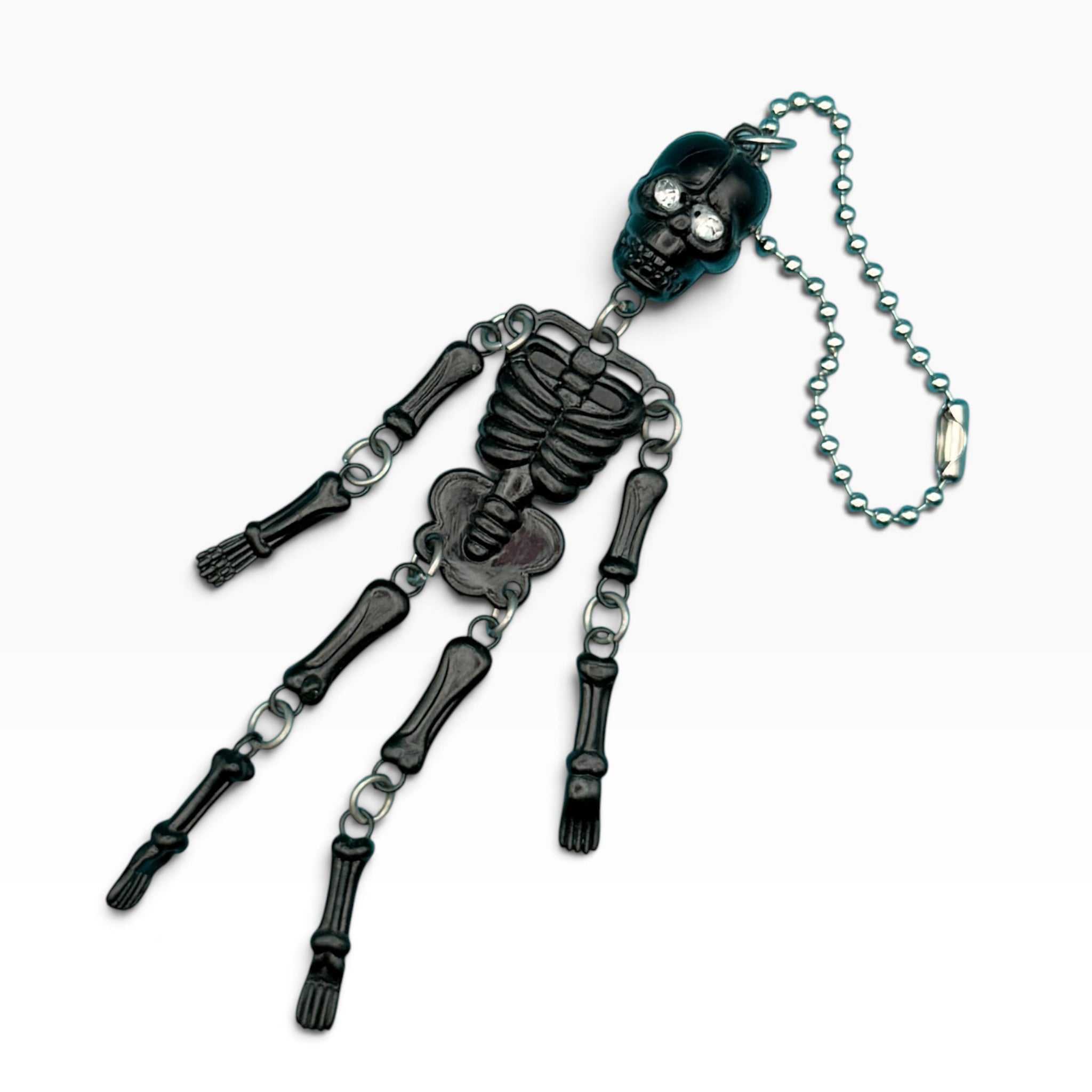 1980s-1990s Skeleton Halloween   s -  vintage keychain vintage charms for bag nostalgia vintage keychains y2k collectible - Bag Crap