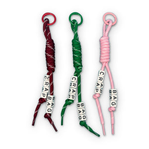 BAG CRAP Beaded Paracord  s -  vintage keychain vintage charms for bag nostalgia vintage keychains y2k collectible - Bag Crap