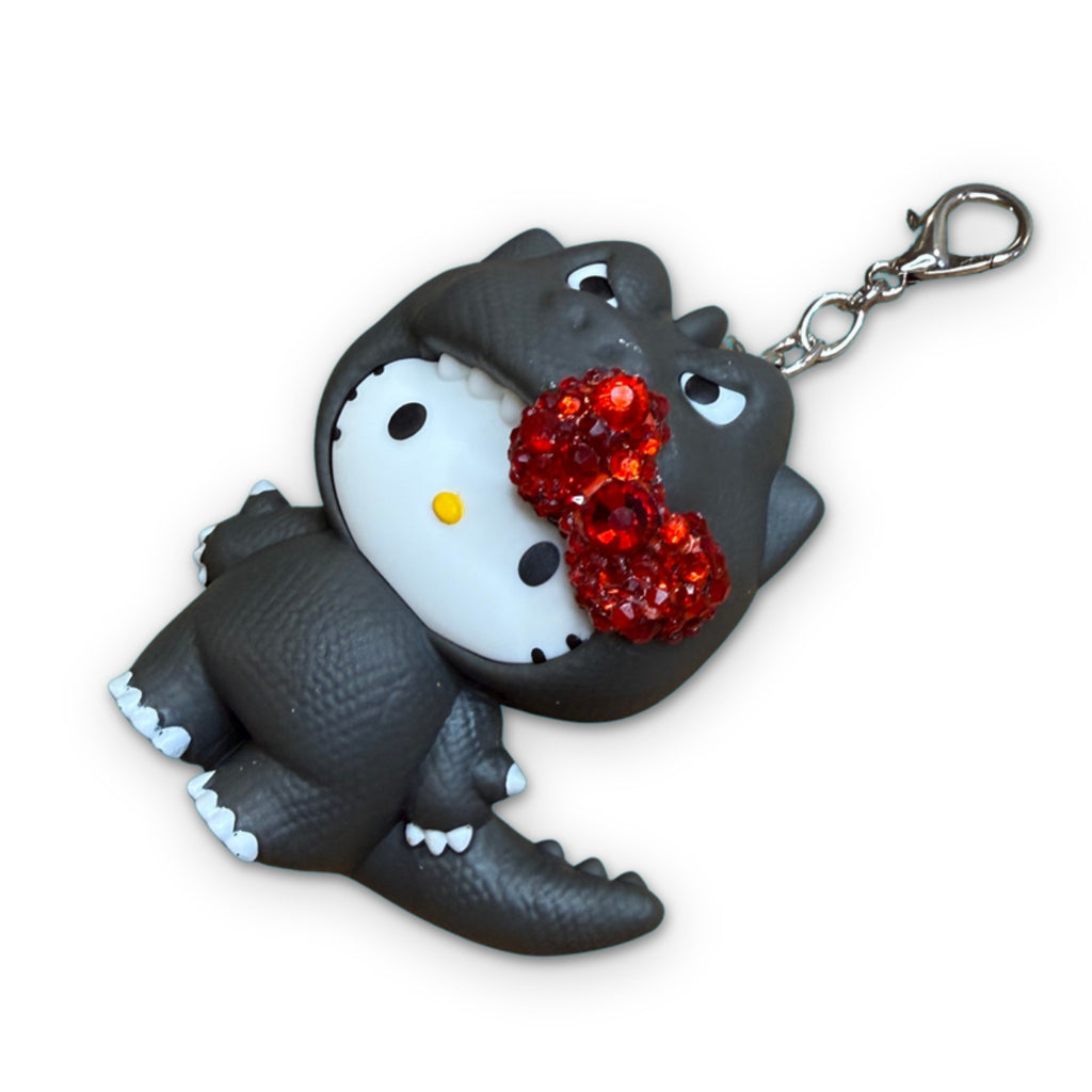 BEDAZZLED Hello Kitty Godzilla McDonald’s Happy Meal Charm