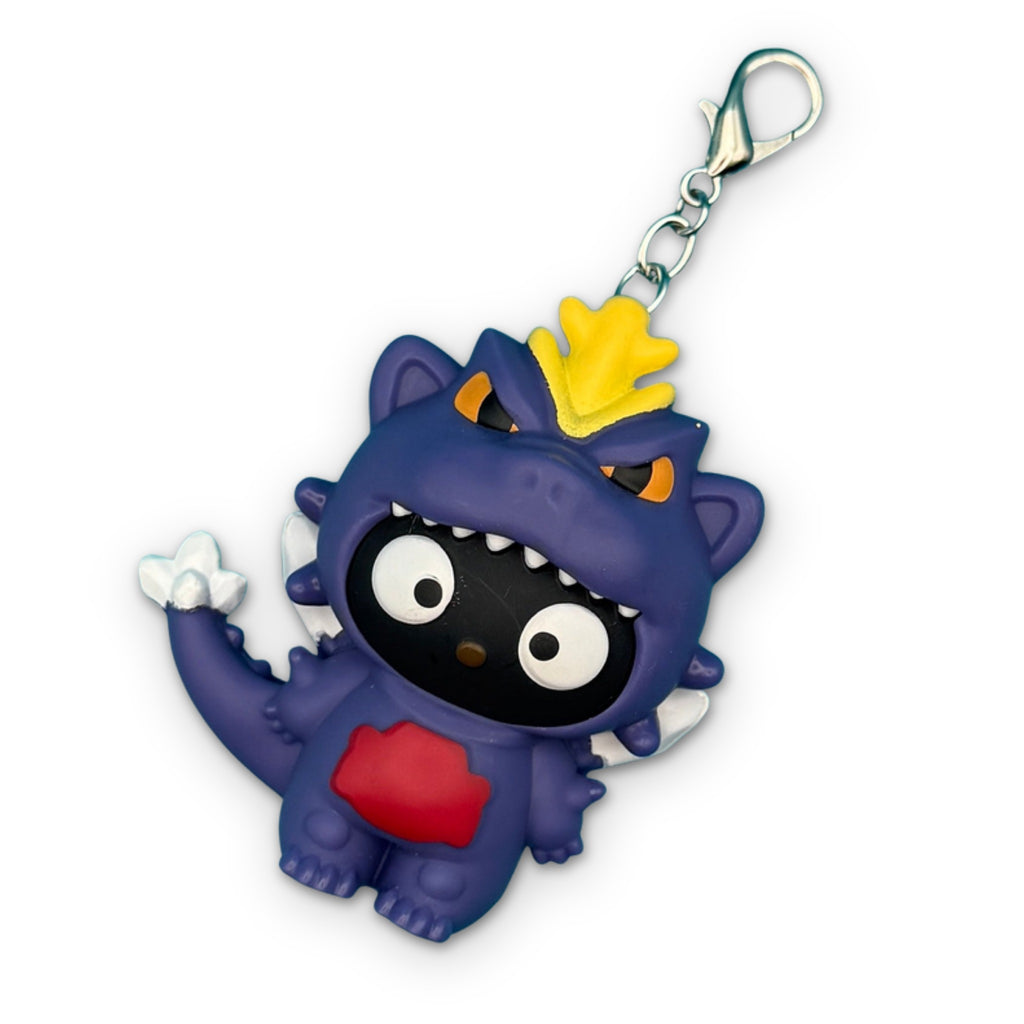 Full Character Set: 8 Hello Kitty x Godzilla Happy Meal Bag Charms