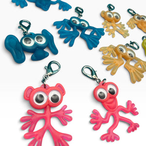 90s Googly-Eyed Monster  s -  vintage keychain vintage charms for bag nostalgia vintage keychains y2k collectible - Bag Crap