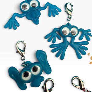 90s Googly-Eyed Monster  s -  vintage keychain vintage charms for bag nostalgia vintage keychains y2k collectible - Bag Crap