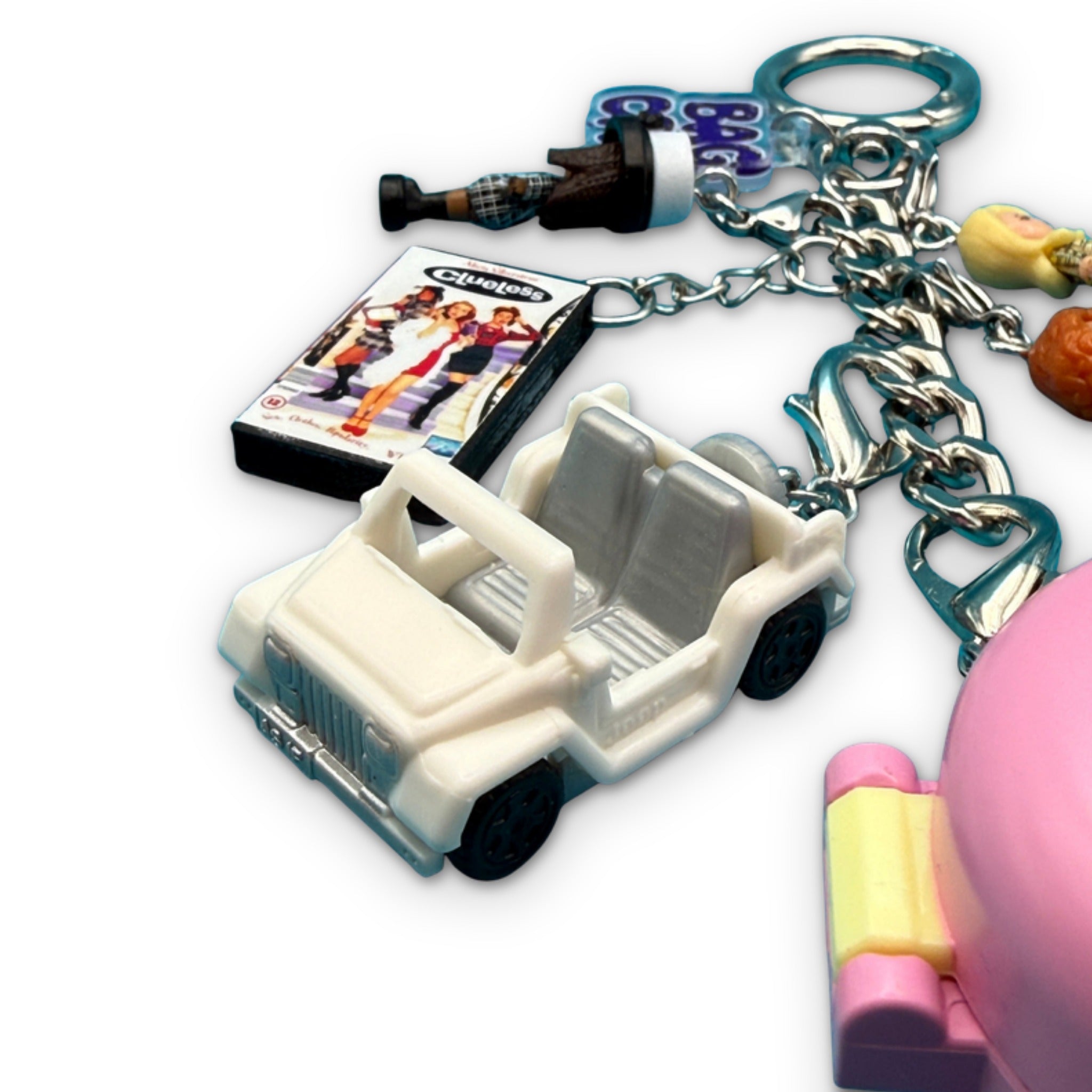Clueless Polly Pocket Retro  : You Pick -  vintage keychain vintage charms for bag nostalgia vintage keychains y2k collectible - Bag Crap