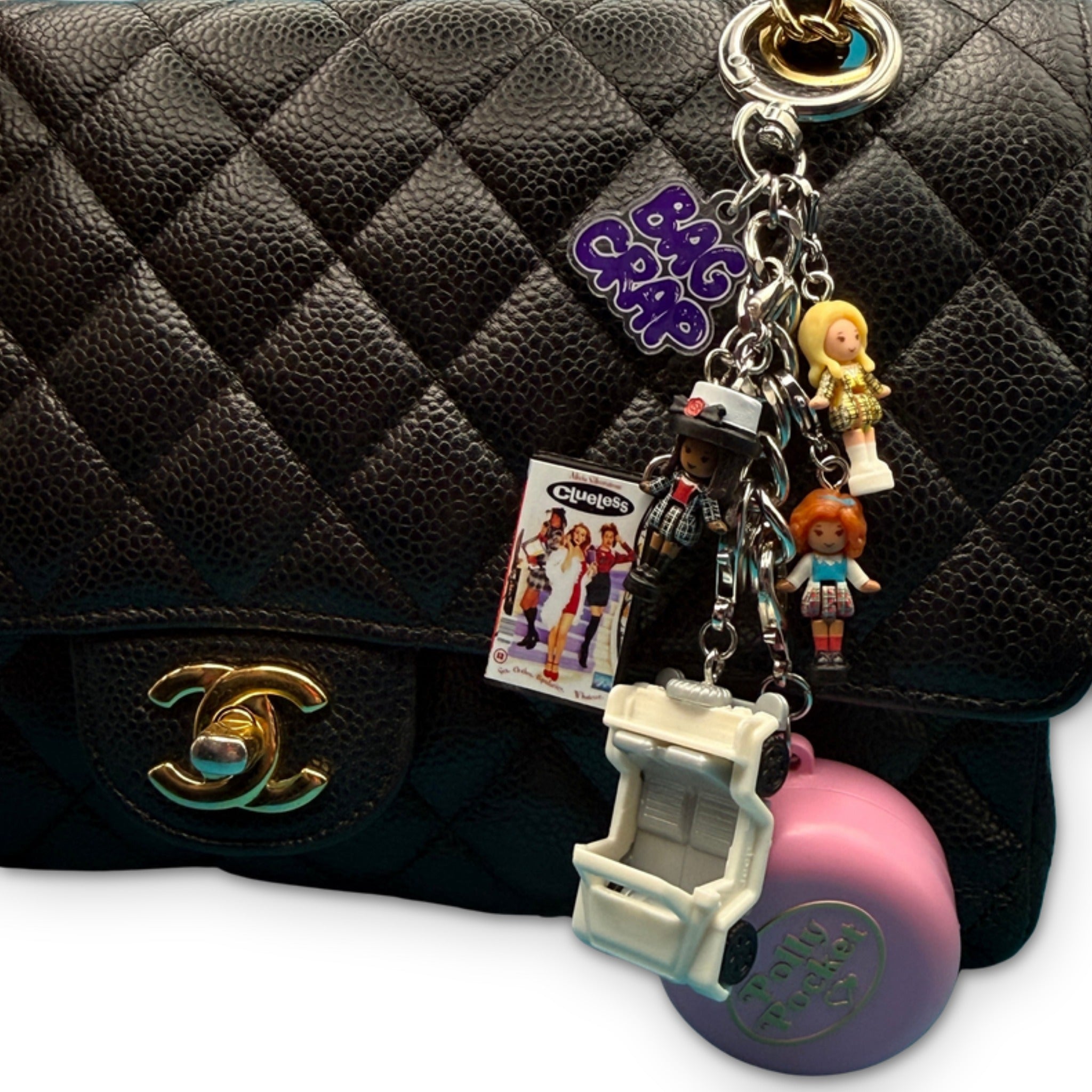 Clueless Polly Pocket Retro  : You Pick -  vintage keychain vintage charms for bag nostalgia vintage keychains y2k collectible - Bag Crap