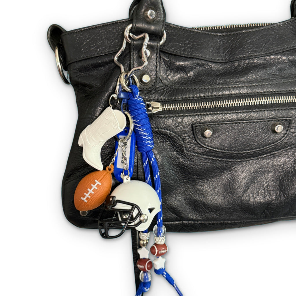 Dallas Cowboys Football Keychain Bag Charm Set