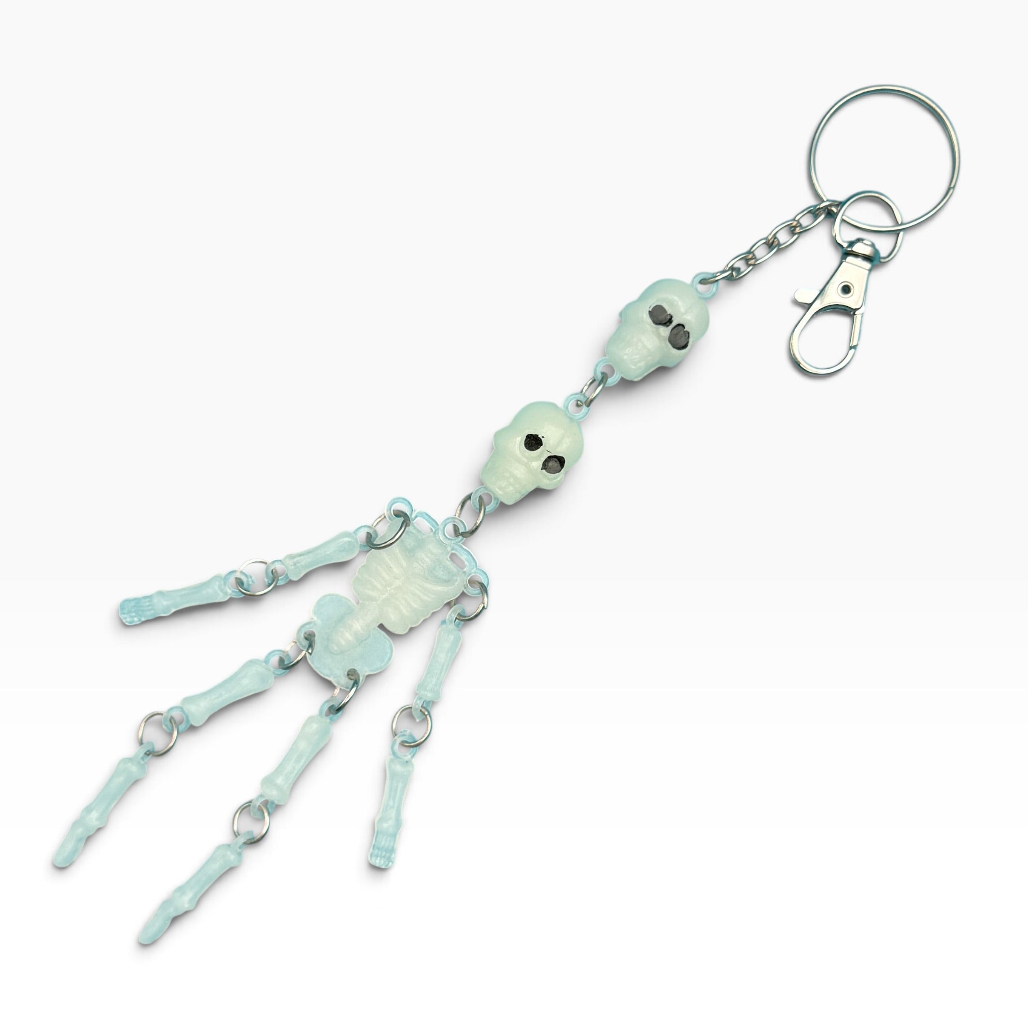 1980s-1990s Skeleton Halloween   s -  vintage keychain vintage charms for bag nostalgia vintage keychains y2k collectible - Bag Crap