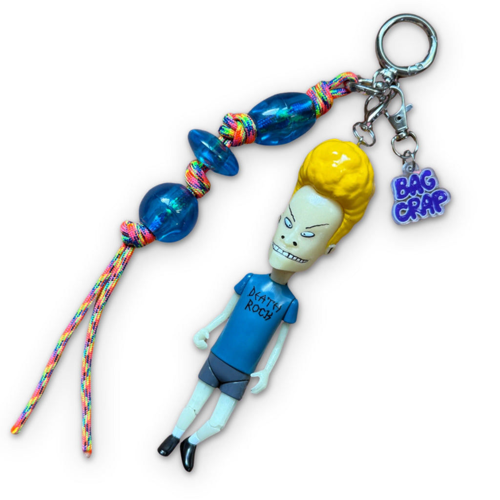 Glow in the Dark Beavis or Butt-Head Bag Charm Set