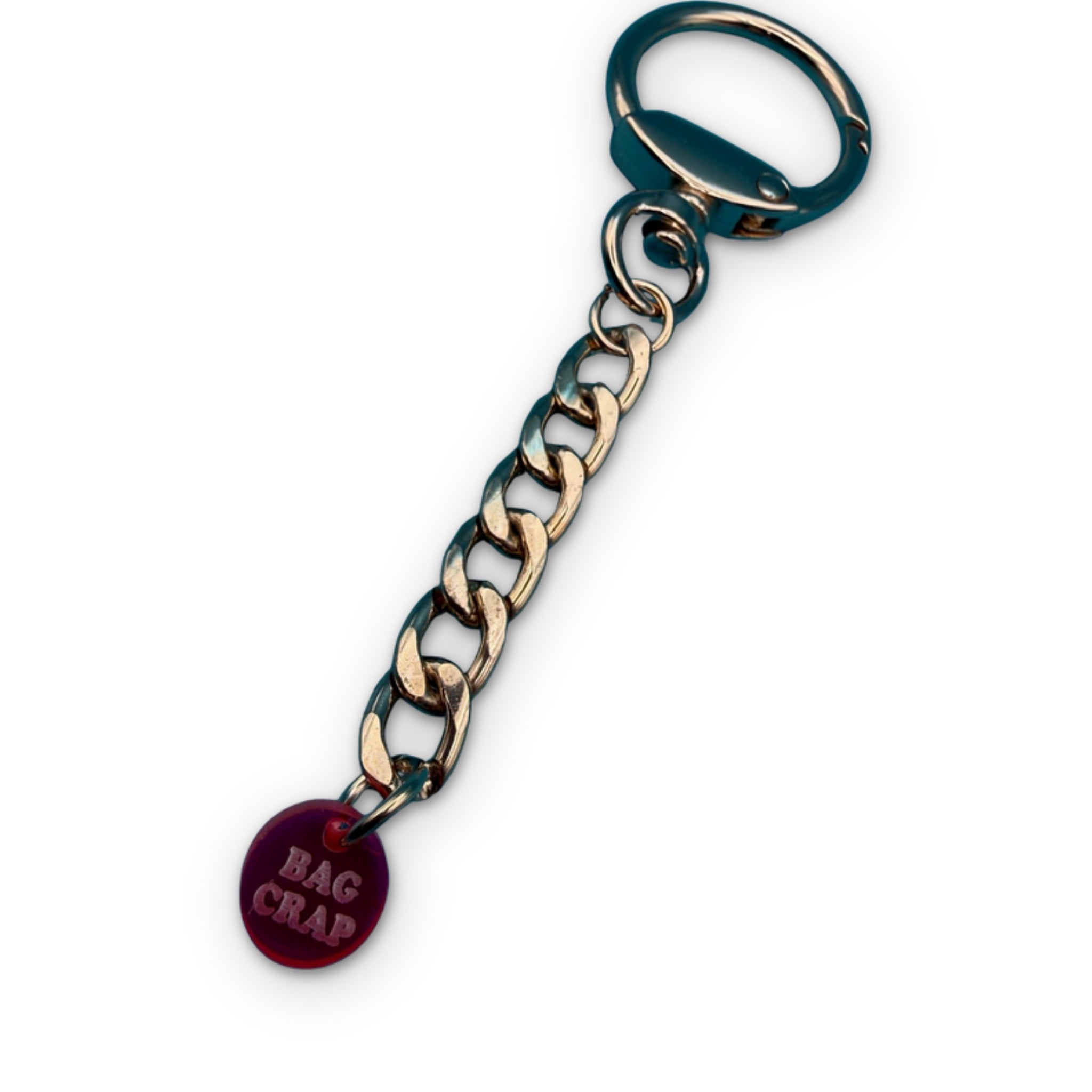Gold Metal 5' Short   Chain - clips carabiners charms keychains bag designer vintage keychain vintage charms for bag nostalgia vintage keychains y2k collectible - Bag Crap