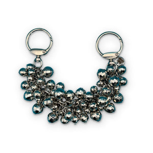 Handcrafted Disco Ball Silver   Chain - vintage bag charm chains silver nostalgia vintage y2k vintage keychain vintage charms for bag nostalgia vintage keychains y2k collectible - Bag Crap