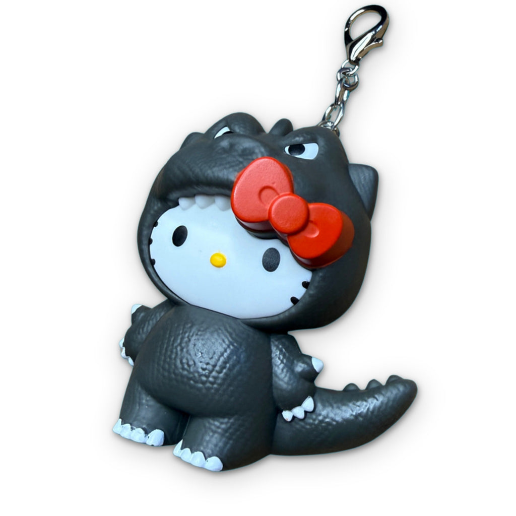 Full Character Set: 8 Hello Kitty x Godzilla Happy Meal Bag Charms