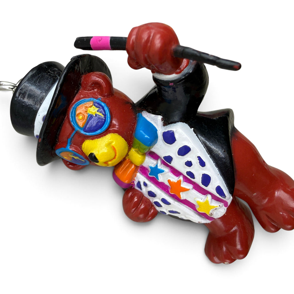 Vintage Lisa Frank Hollywood Bear 3D Figure Bag Charm Set