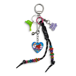 Lisa Frank Running Horse   Set - vintage bag charm packs nostalgia vintage y2k vintage keychain vintage charms for bag nostalgia vintage keychains y2k collectible - Bag Crap
