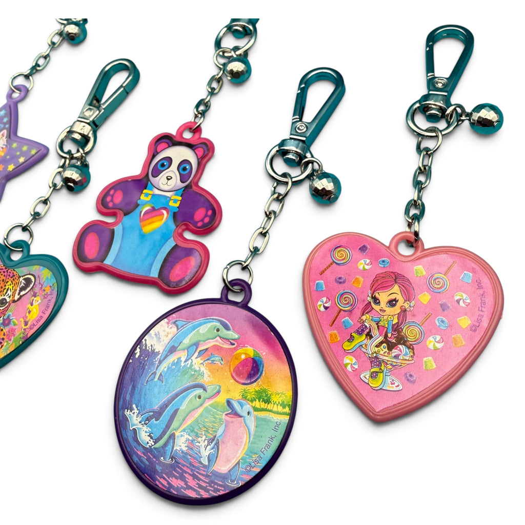 Vintage 90s Lisa Frank Character Keychain Charms