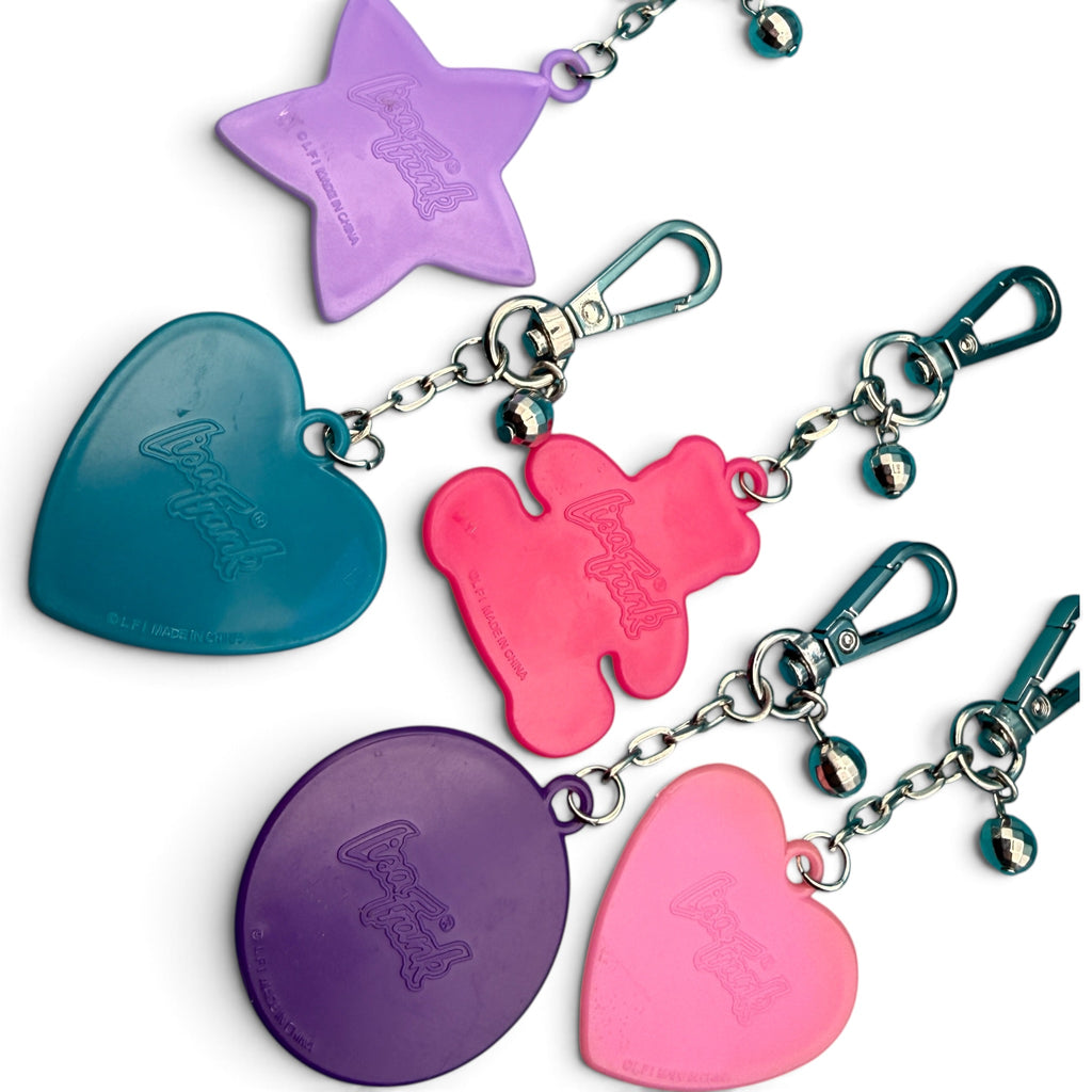 Vintage 90s Lisa Frank Character Keychain Charms
