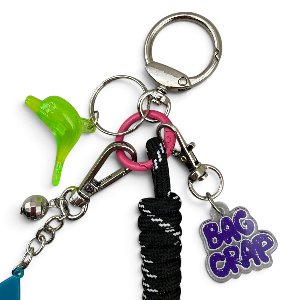 Vintage Lisa Frank Penguin Star Bag Charm Set