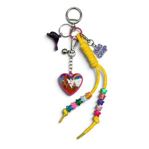 Lisa Frank Horse & Roses   Set -  vintage keychain vintage charms for bag nostalgia vintage keychains y2k collectible - Bag Crap