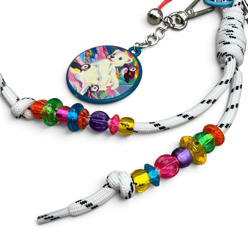 Vintage Lisa Frank Roary Polar Bear Bag Charm Set