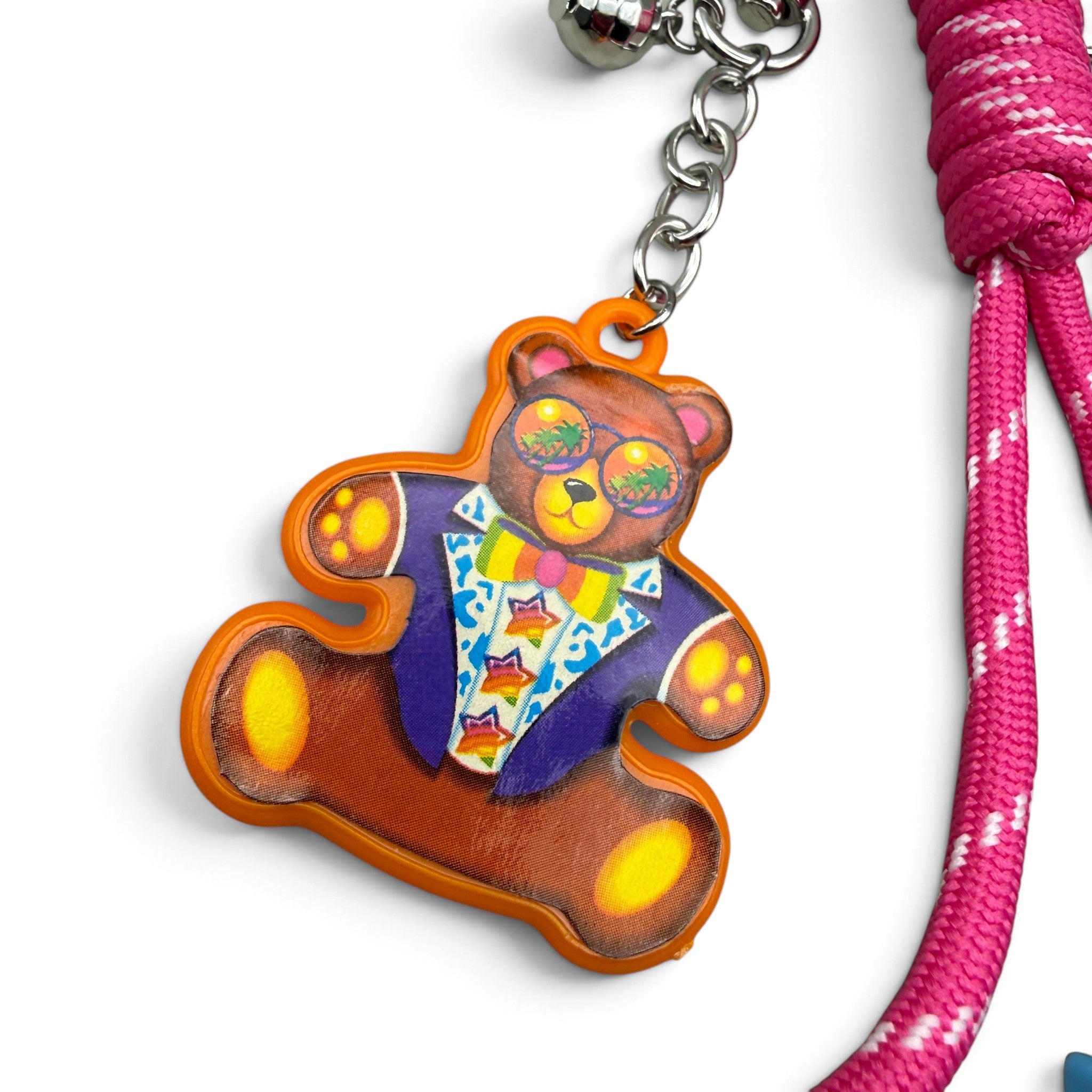 Lisa Frank Sunglasses Bear   Set - vintage bag charm packs nostalgia vintage y2k vintage keychain vintage charms for bag nostalgia vintage keychains y2k collectible - Bag Crap