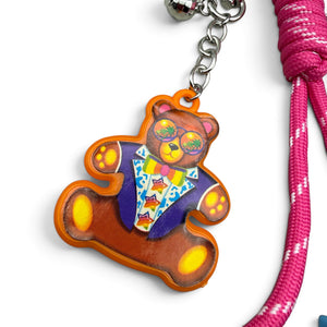 Lisa Frank Sunglasses Bear   Set - vintage bag charm packs nostalgia vintage y2k vintage keychain vintage charms for bag nostalgia vintage keychains y2k collectible - Bag Crap