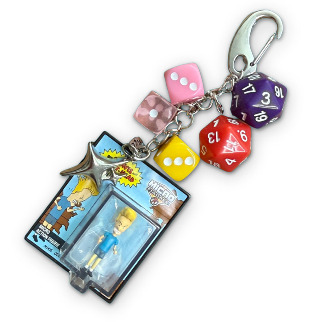 Micro Beavis or Butt-Head Toy Box Charm Set