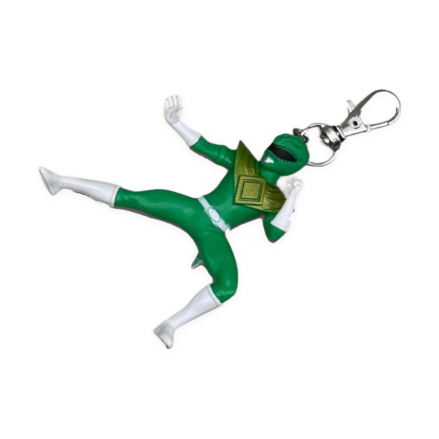 Vintage Junk Drawer Keychains & Bag Charms: Green & Peach