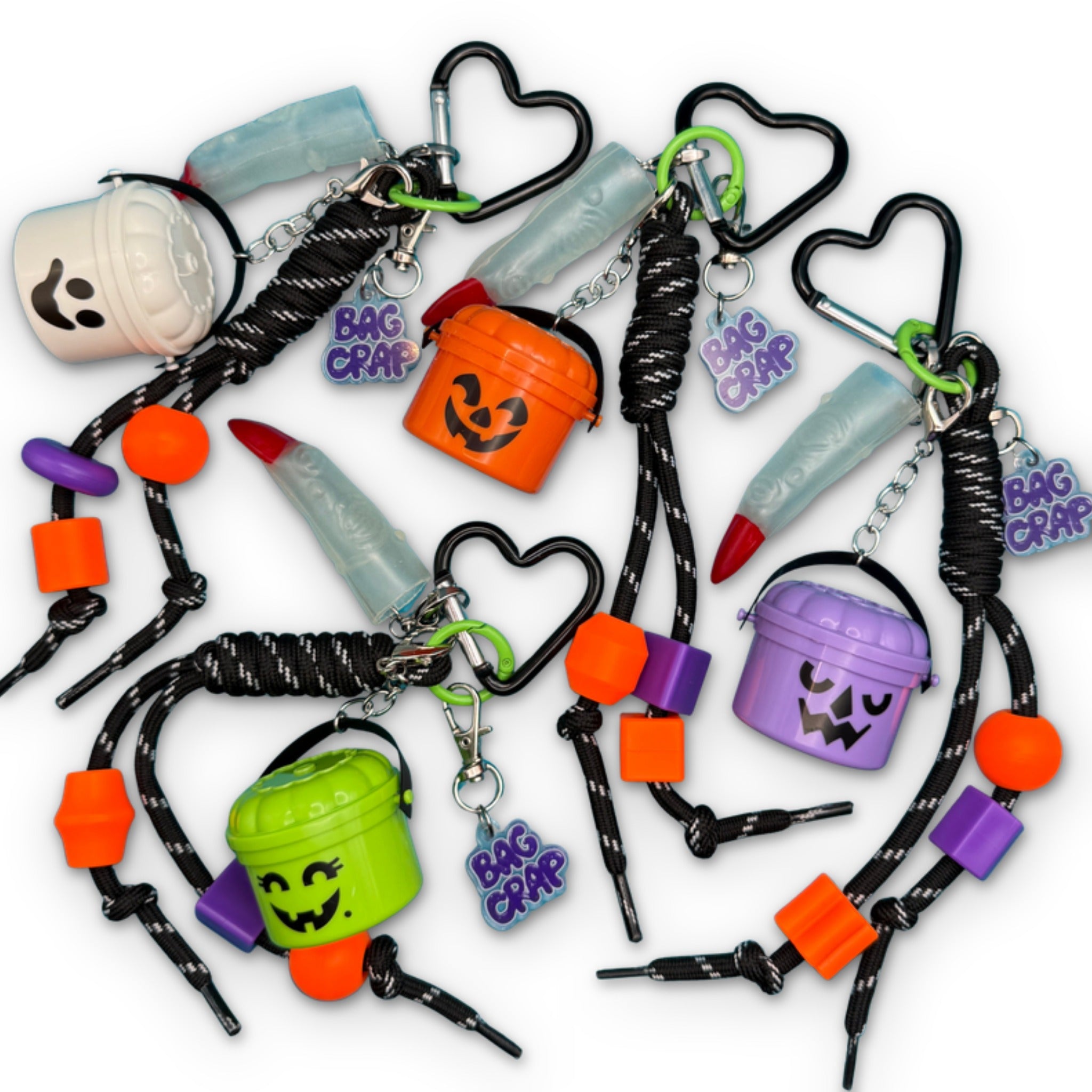 Mini Boo Bucket Halloween   Sets - vintage bag charm packs nostalgia vintage y2k vintage keychain vintage charms for bag nostalgia vintage keychains y2k collectible - Bag Crap