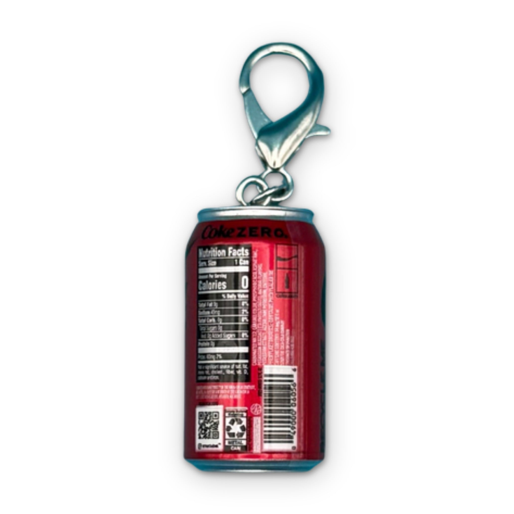Mini Coke Zero Soda Can - bodega food grocery nyc ny apple fruit vegetables fun vintage keychain vintage charms for bag nostalgia vintage keychains y2k collectible - Bag Crap