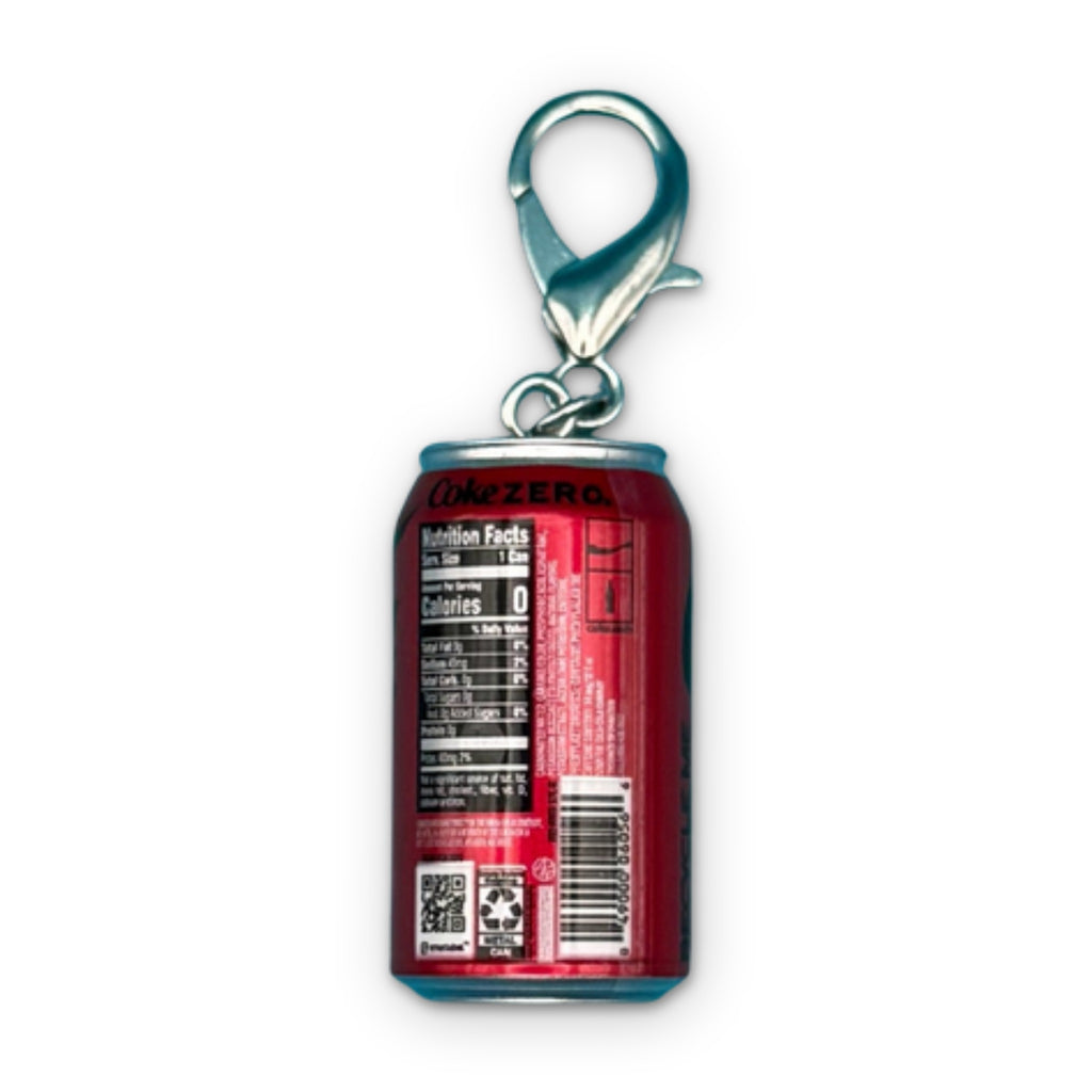 Mini Coke Zero Soda Can Bag Charm