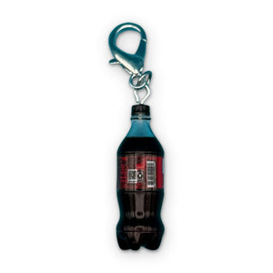 Mini Coke Zero Sugar Soda Bottle - bodega food grocery nyc ny apple fruit vegetables fun vintage keychain vintage charms for bag nostalgia vintage keychains y2k collectible - Bag Crap