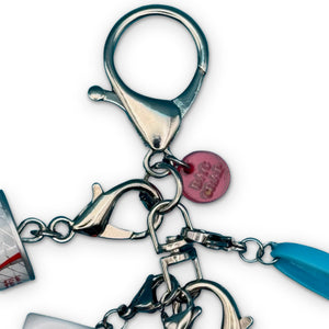 Mini Diet Coke + Neon Race Car Trinket   Set - vintage bag charm packs nostalgia vintage y2k vintage keychain vintage charms for bag nostalgia vintage keychains y2k collectible - Bag Crap