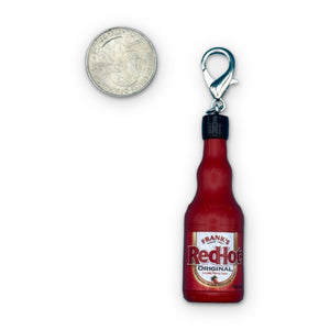 Mini Frank's Red Hot Sauce - bodega food grocery nyc ny apple fruit vegetables fun vintage keychain vintage charms for bag nostalgia vintage keychains y2k collectible - Bag Crap