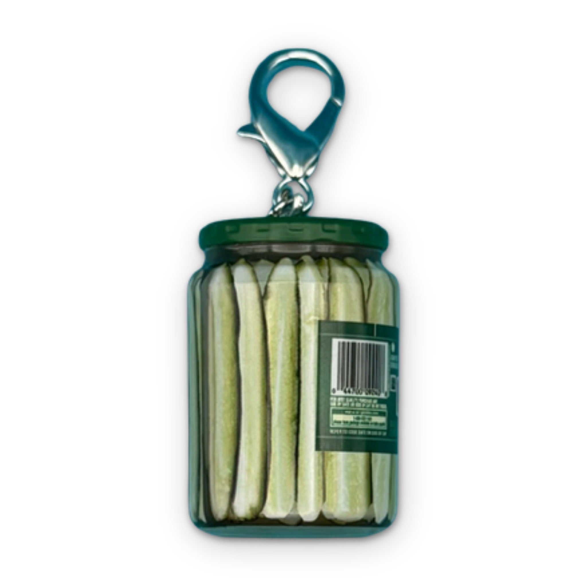 Mini Kosher Pickles   - RARE - bodega food grocery nyc ny apple fruit vegetables fun vintage keychain vintage charms for bag nostalgia vintage keychains y2k collectible - Bag Crap