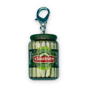 Mini Kosher Pickles   - RARE - bodega food grocery nyc ny apple fruit vegetables fun vintage keychain vintage charms for bag nostalgia vintage keychains y2k collectible - Bag Crap