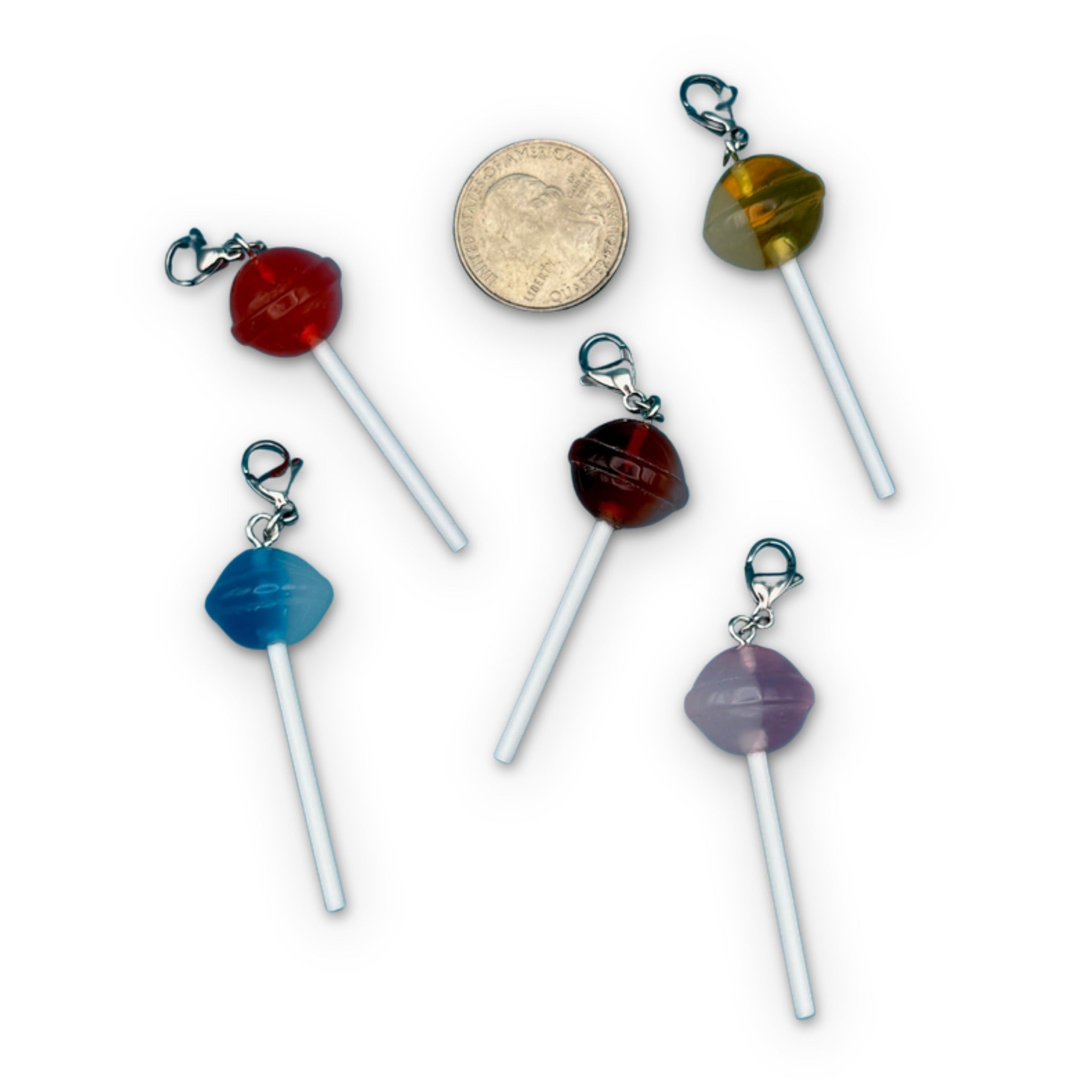Mini Lollipop Candy  s -  vintage keychain vintage charms for bag nostalgia vintage keychains y2k collectible - Bag Crap