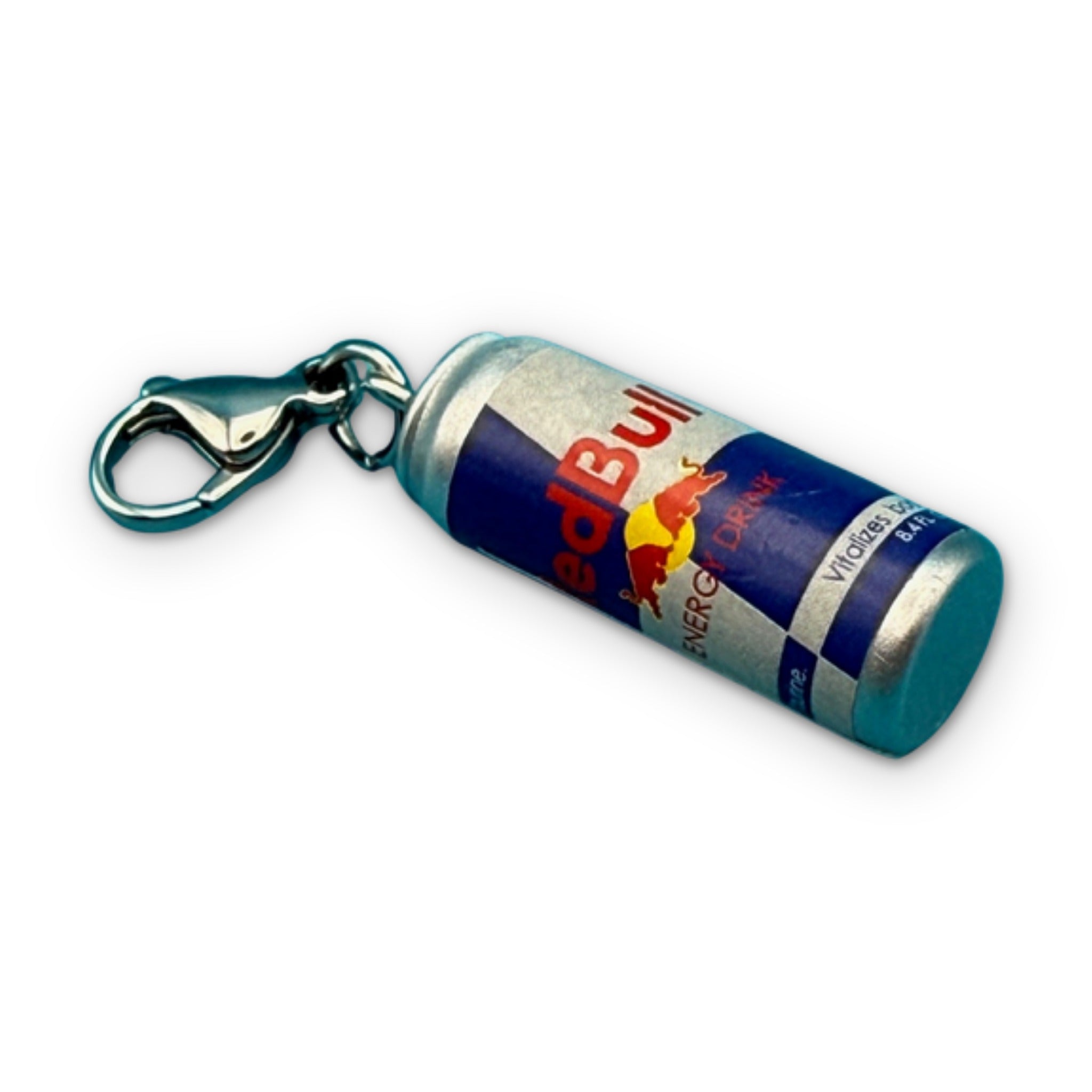 Mini Red Bull Energy Drink - bodega food grocery nyc ny apple fruit vegetables fun vintage keychain vintage charms for bag nostalgia vintage keychains y2k collectible - Bag Crap