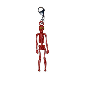 Miniature Skeleton Pendant  s -  vintage keychain vintage charms for bag nostalgia vintage keychains y2k collectible - Bag Crap