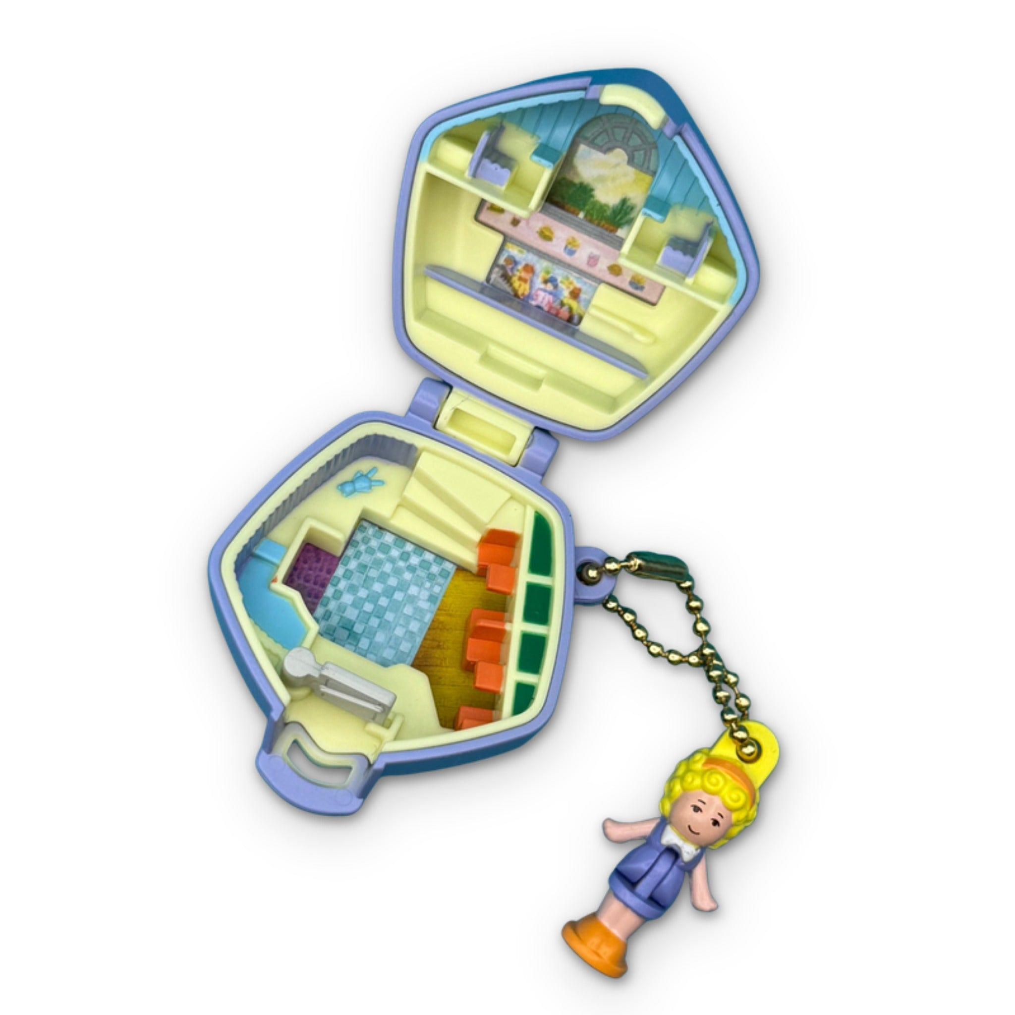 Mini Retro Polly Pocket -  vintage keychain vintage charms for bag nostalgia vintage keychains y2k collectible - Bag Crap